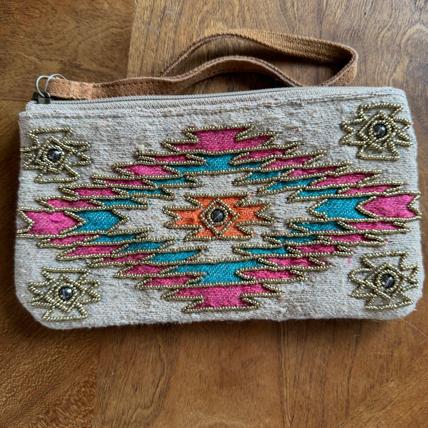 Winona Southwestern Style Wristlet Pouch