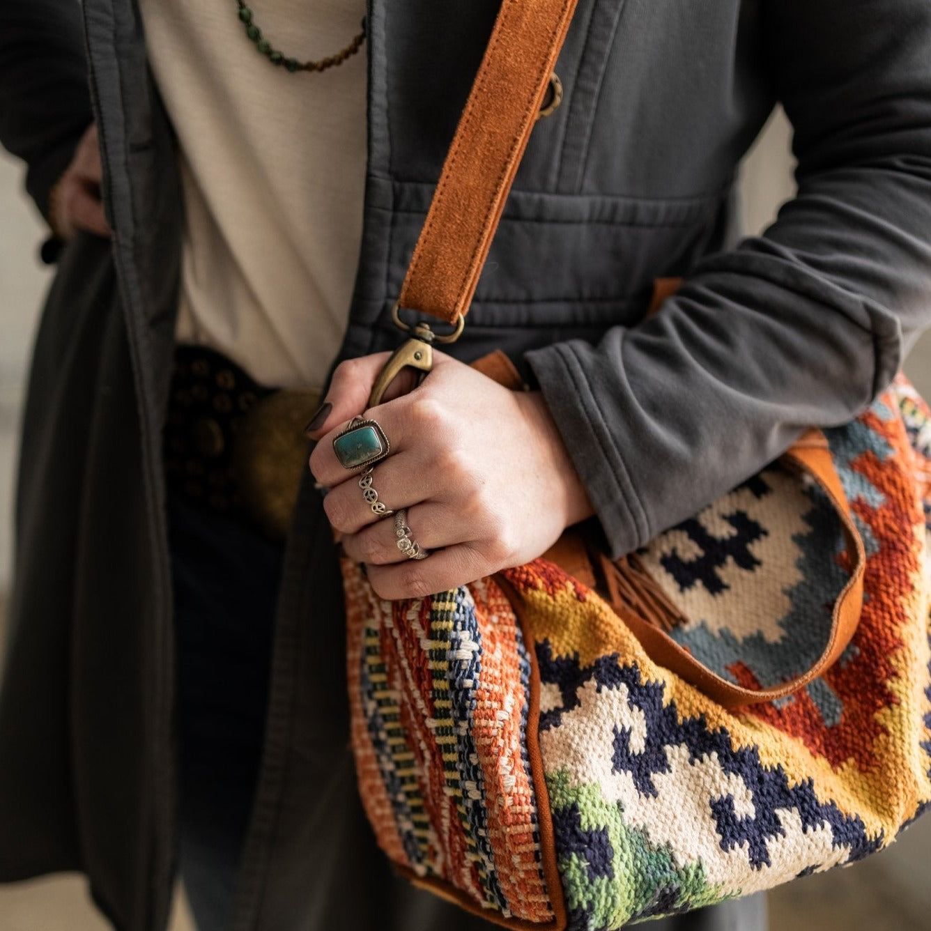 Southwest Style Brighton beautifully woven bag