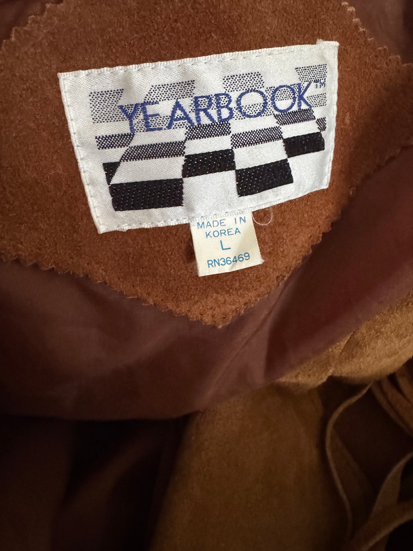 Fringe Leather Jacket Concho Leather 1990's Coat - Classic Western Style